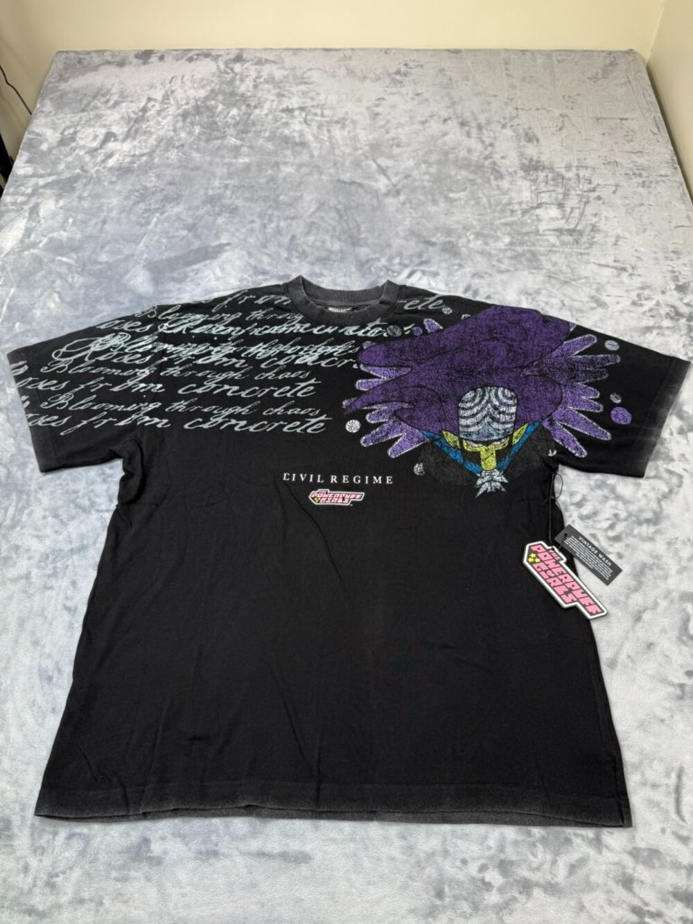 Civil Regime x Powerpuff Girls Mojo Jojo Shirt - Size Medium Over Sized NWT